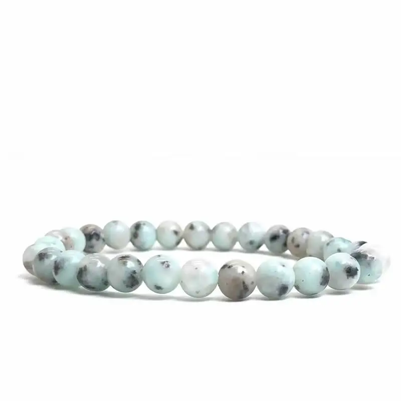 Handmade Natural Gemstone Chakra Bracelet, Elastic Stretch Jewelry